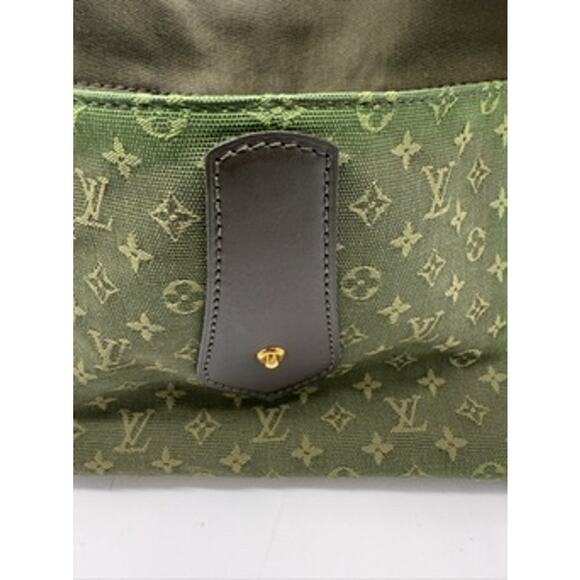 Louis Vuitton Mini Monogram Sac Mary Kate*Satchel*Green Denim - Picture 10 of 15